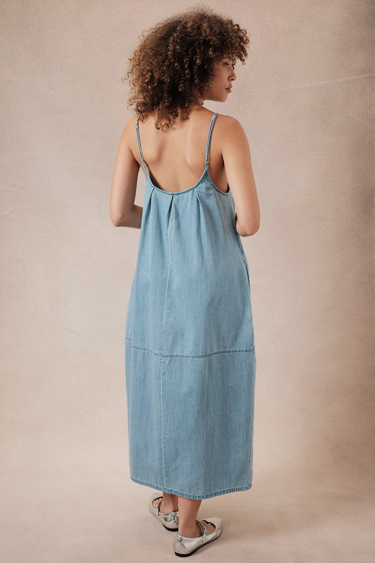 Denim Barrel Dress