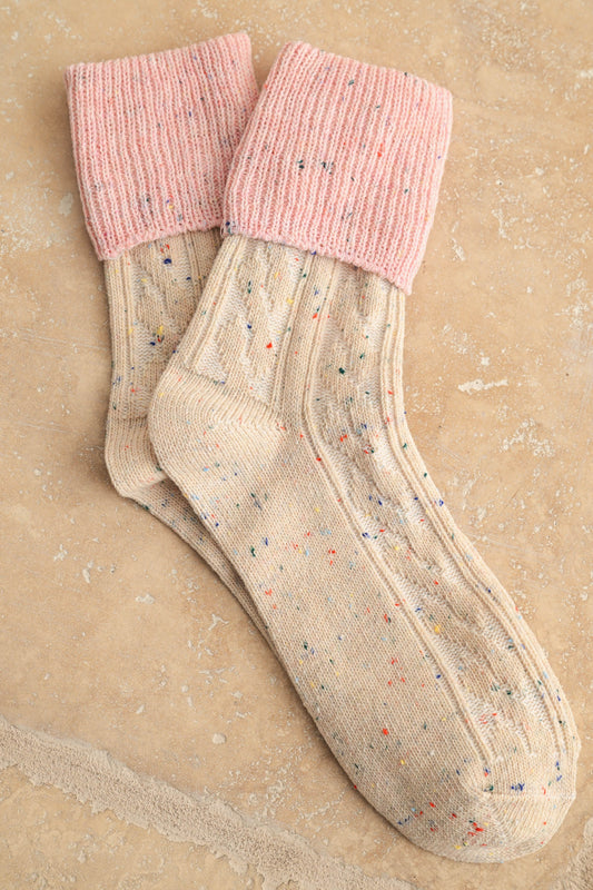 Multi Color Sprinkled Socks