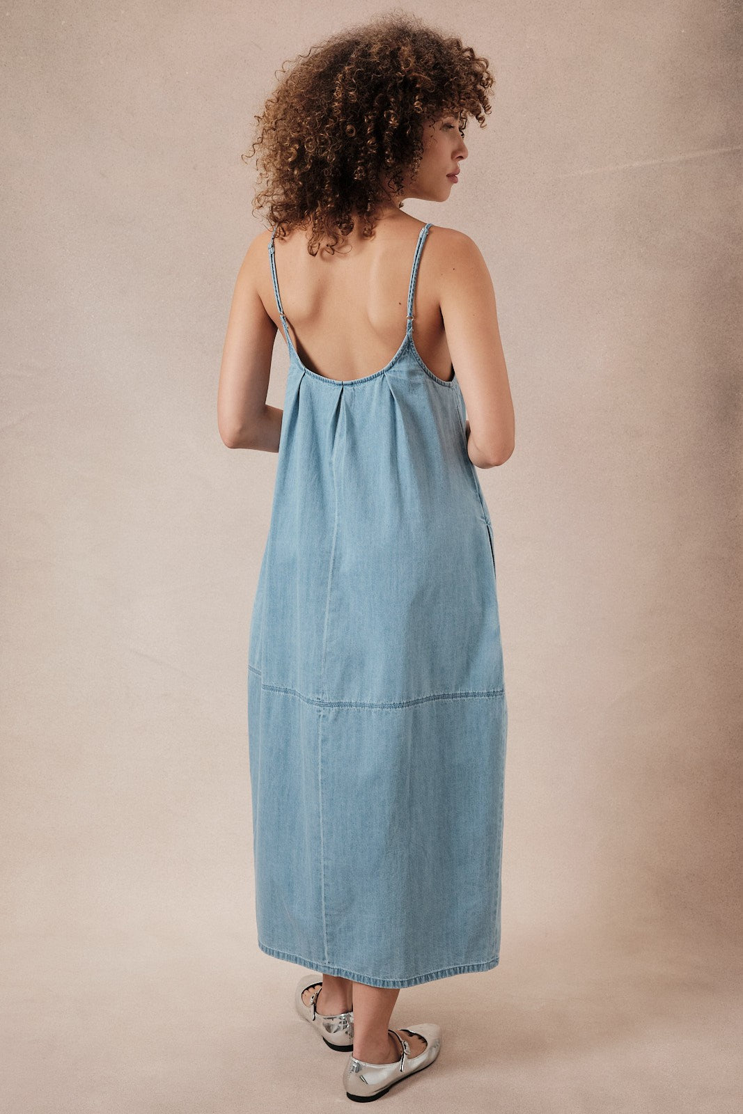 Denim Barrel Dress