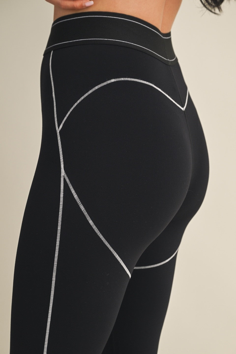 High Rise Active Contour Leggings (Matching Set w/ Active Contrast Contour Sports Bra)