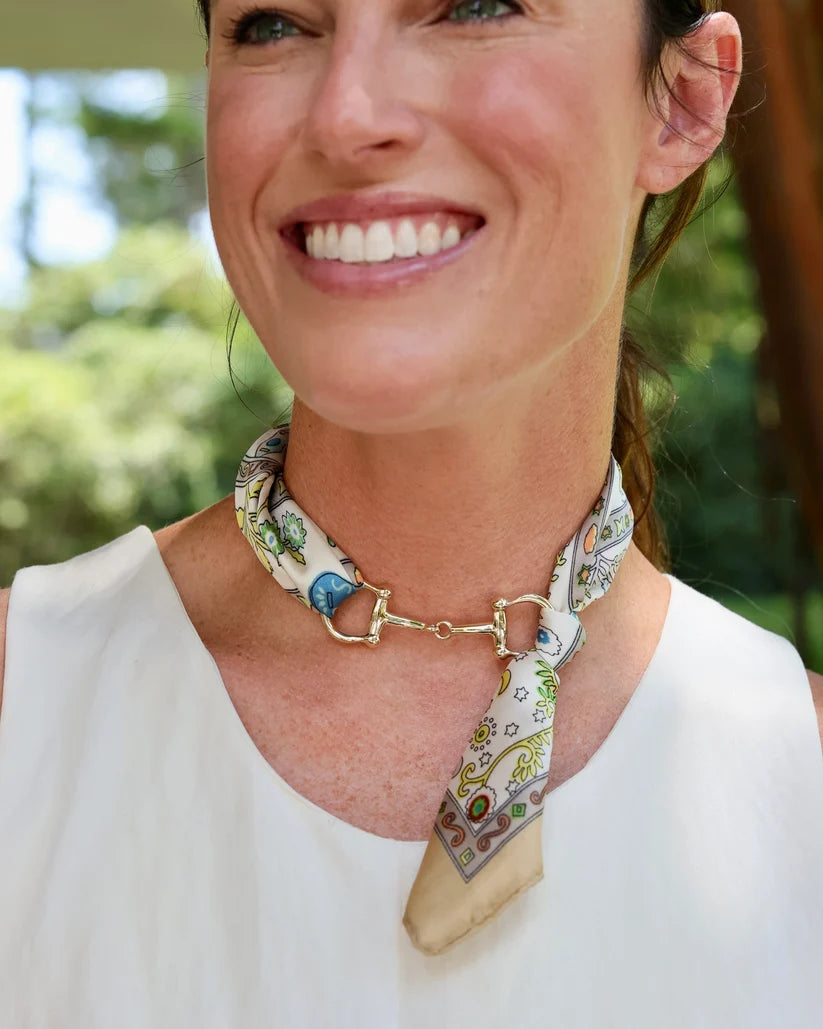Lana Horsebit Scarf Necklace