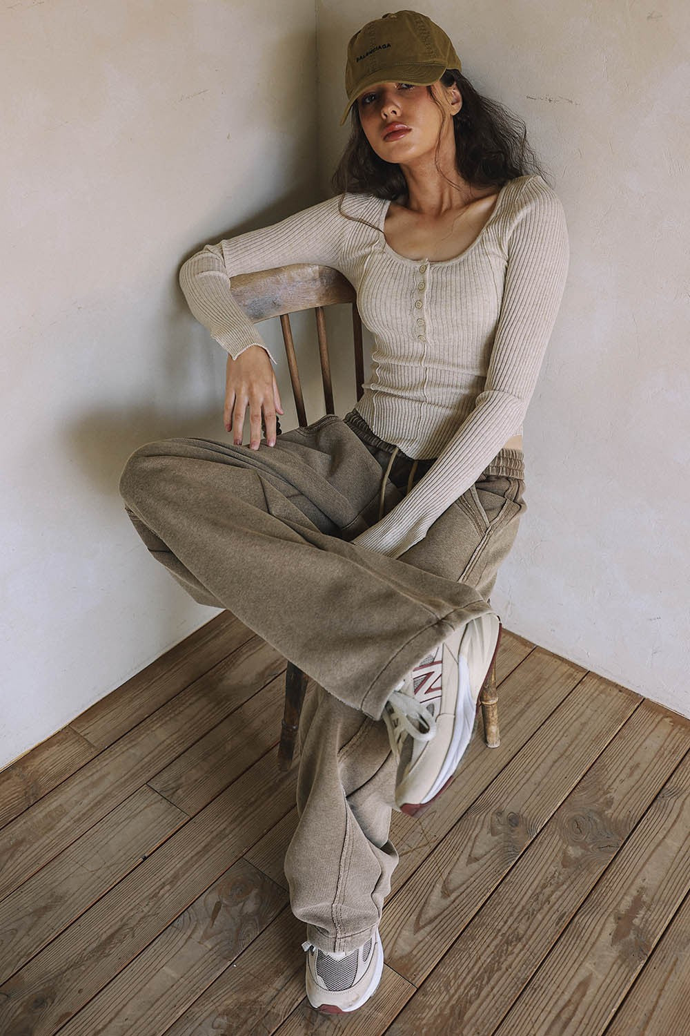 Washed Wide Leg Lounge Pants