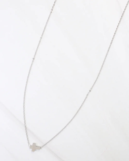 Bronx Cross Necklace WP