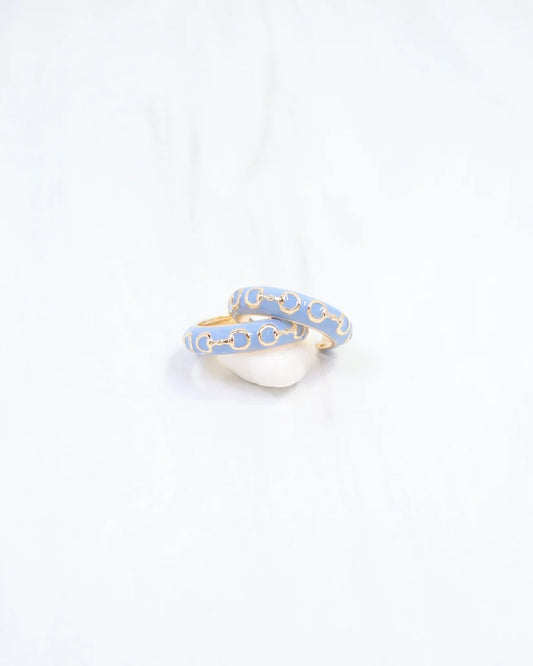 Kaylene Horsebit Hoop Earring