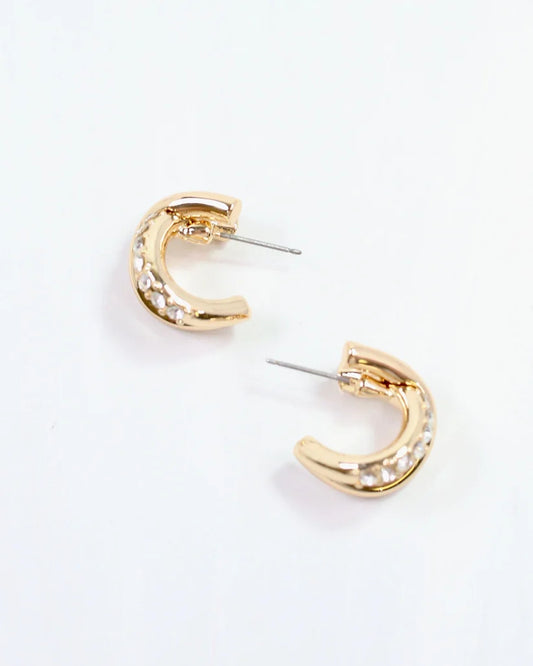 Coleridge Criss Cross Hoop Earring